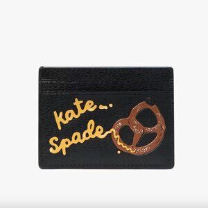 🥨 NWT Kate Spade New York NYC Big Apple Small Slim Card Holder
